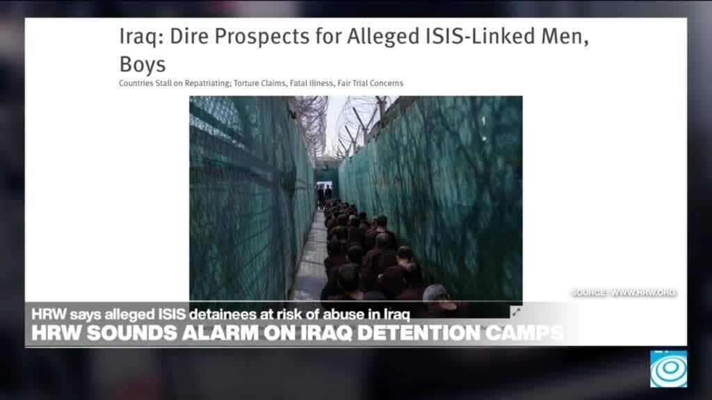 ISIS suspects face 'outsourced' justice in Iraq as HRW warns of 'collective global detention crisis'