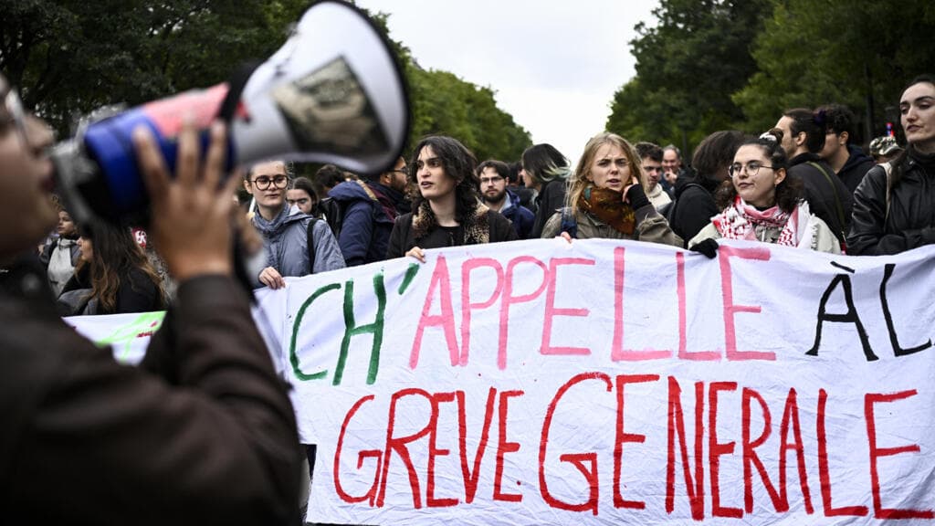 Live: Hundreds of protests expected in France amid high tensions and heavy police presence