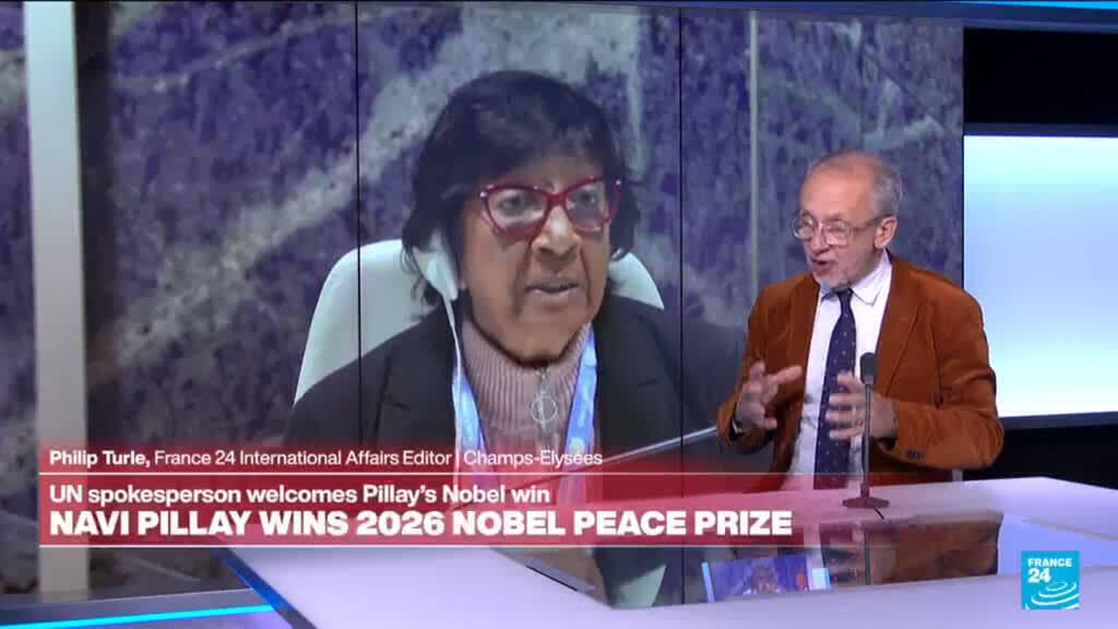 Navi Pillay, uluslararası adalet çalışmalarına Nobel Barış Ödülü aldı