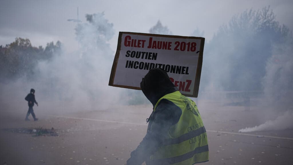 Live: France will ban 'illegitimate' protests in coming days, says Macron