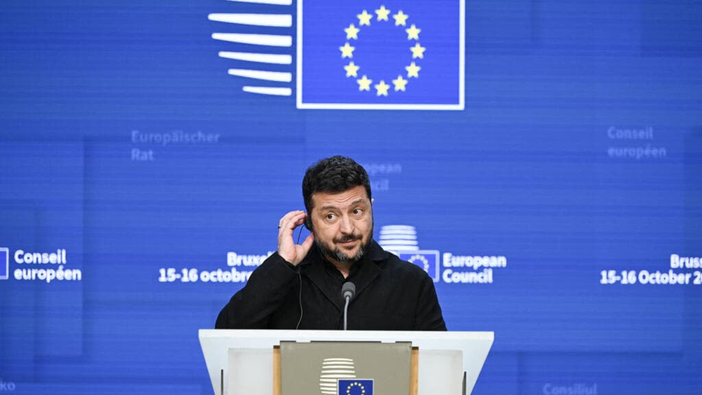 Live: Ukraine is ‘dependent’ on Starlink for intercepting Russian drones, Zelensky says