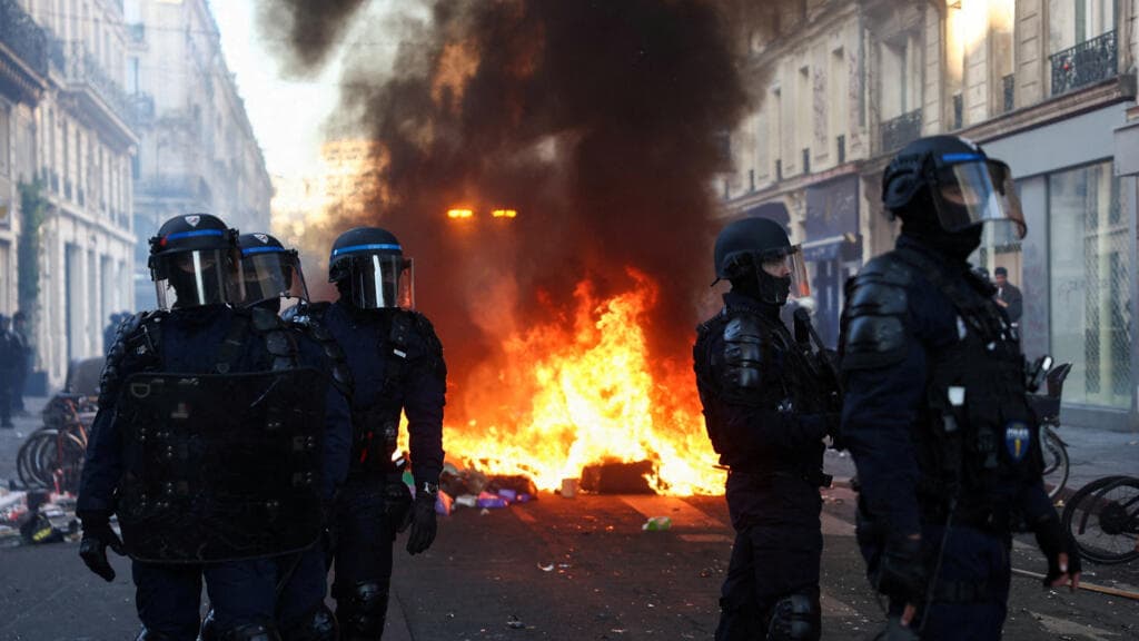 Live: Macron rejects French interior minister's resignation after weekend of unrest